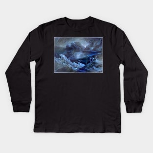 Storm at Sea Dream Kids Long Sleeve T-Shirt